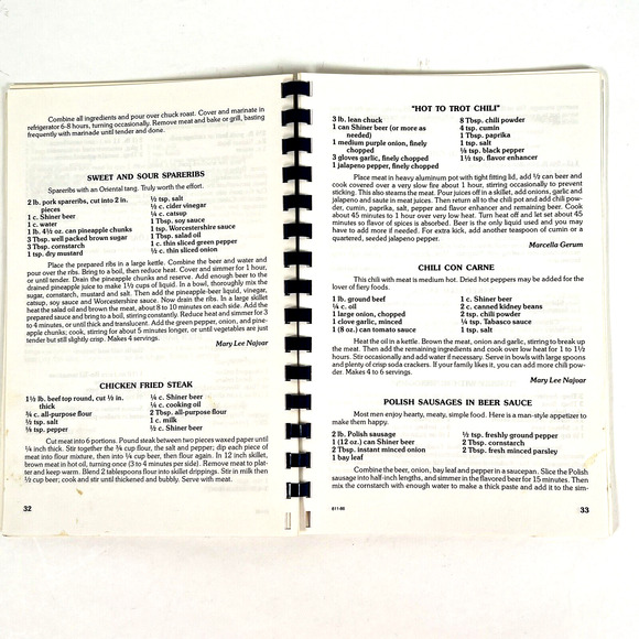 A Taste of Texas Cookbook Shiner Texas Cooking With Beer 8th Printing Nov 1994 - Picture 8 of 12